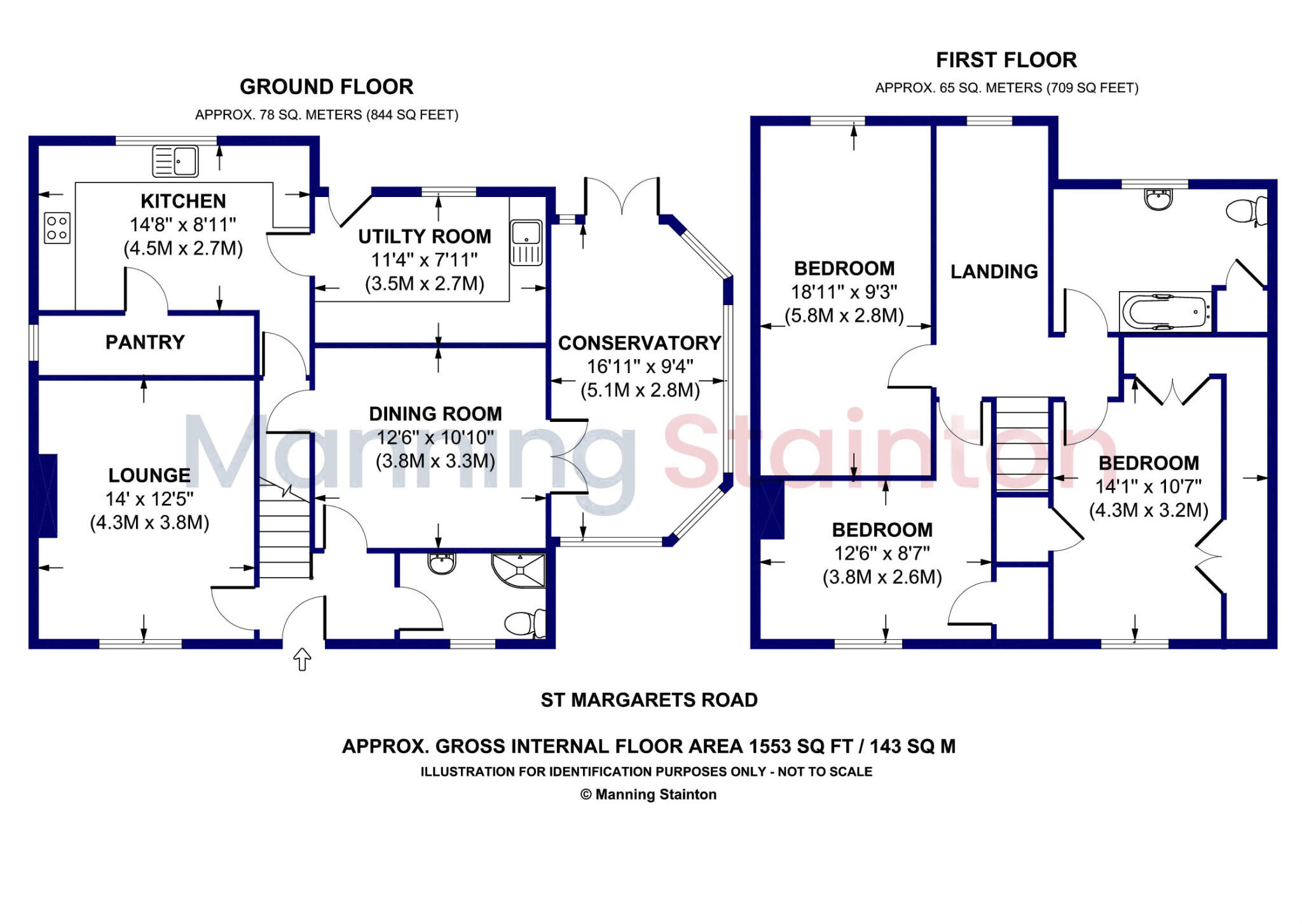 St. Margarets Road, Methley, Leeds, West Yorkshire floorplan
