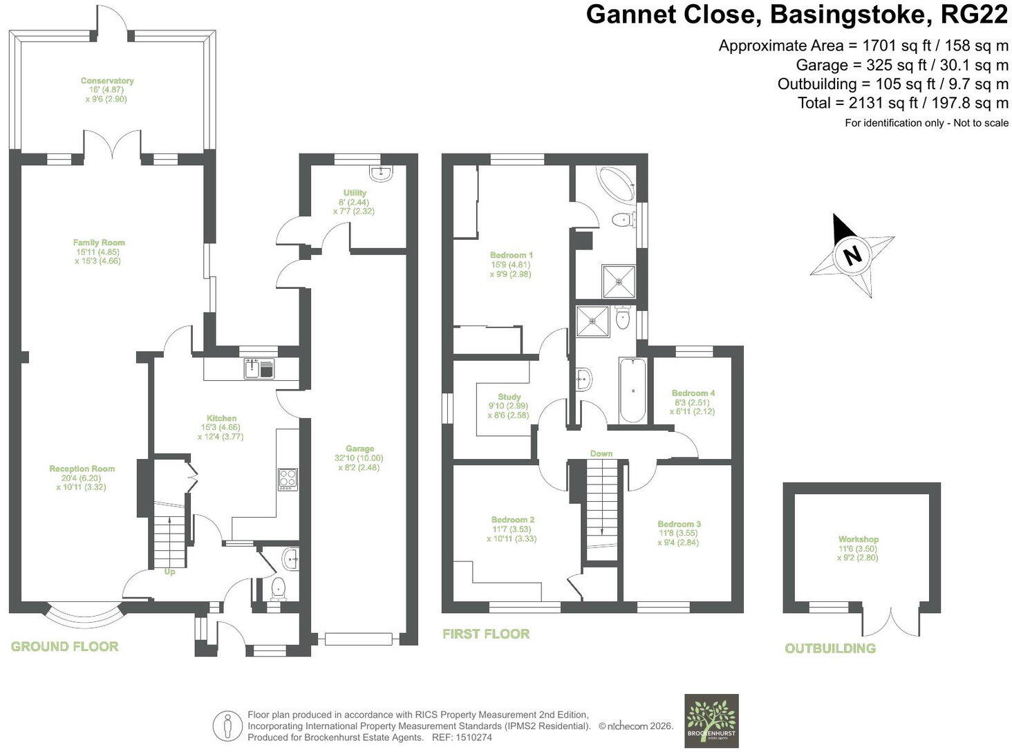 Gannet Close, Basingstoke RG22 5QN floorplan