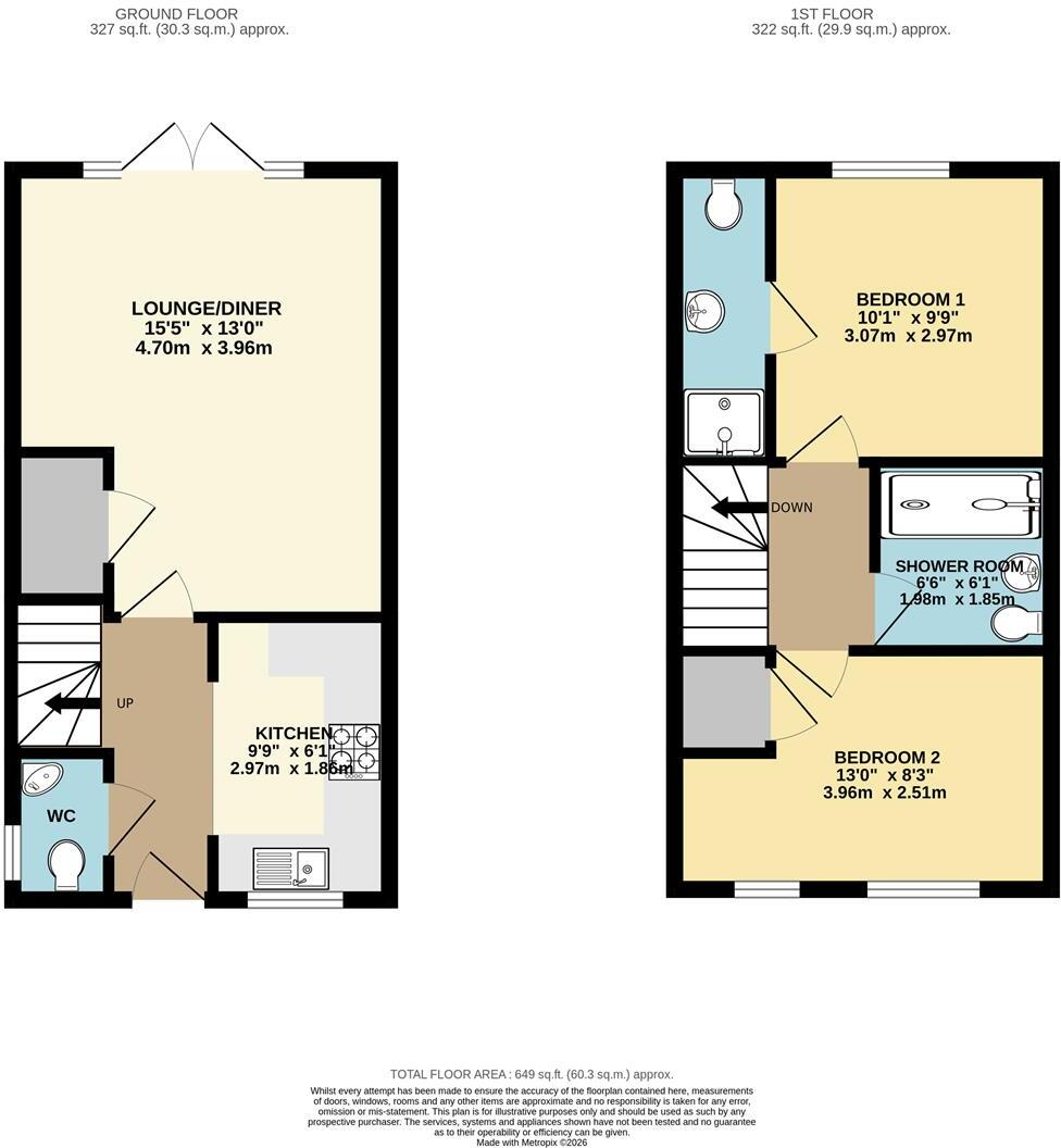 Woodpecker Way, Pershore floorplan