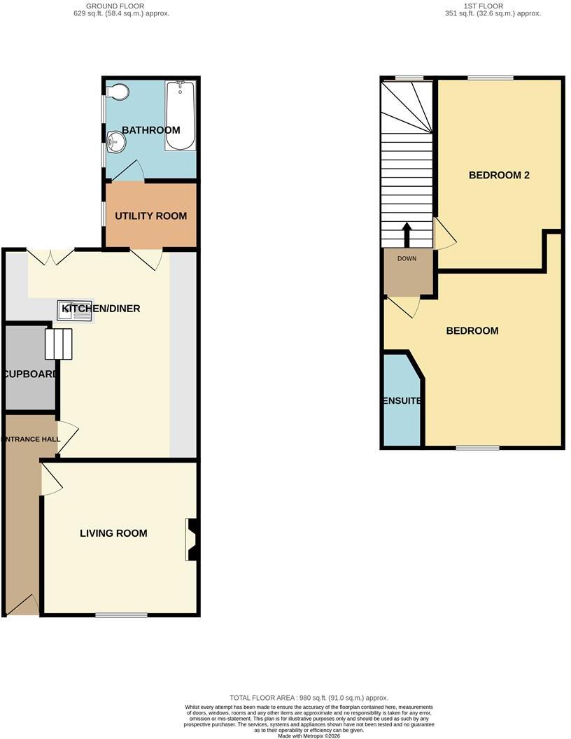 Southgate, Hornsea floorplan