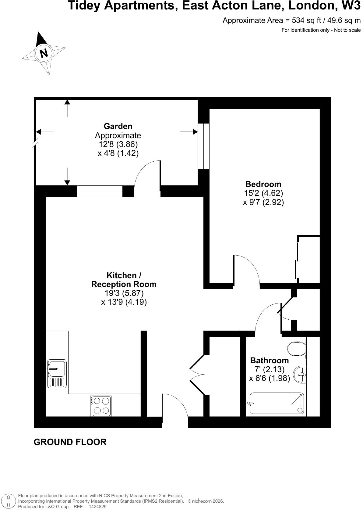 Tidey Apartments, East Acton Lane, Acton, W3 7HU floorplan