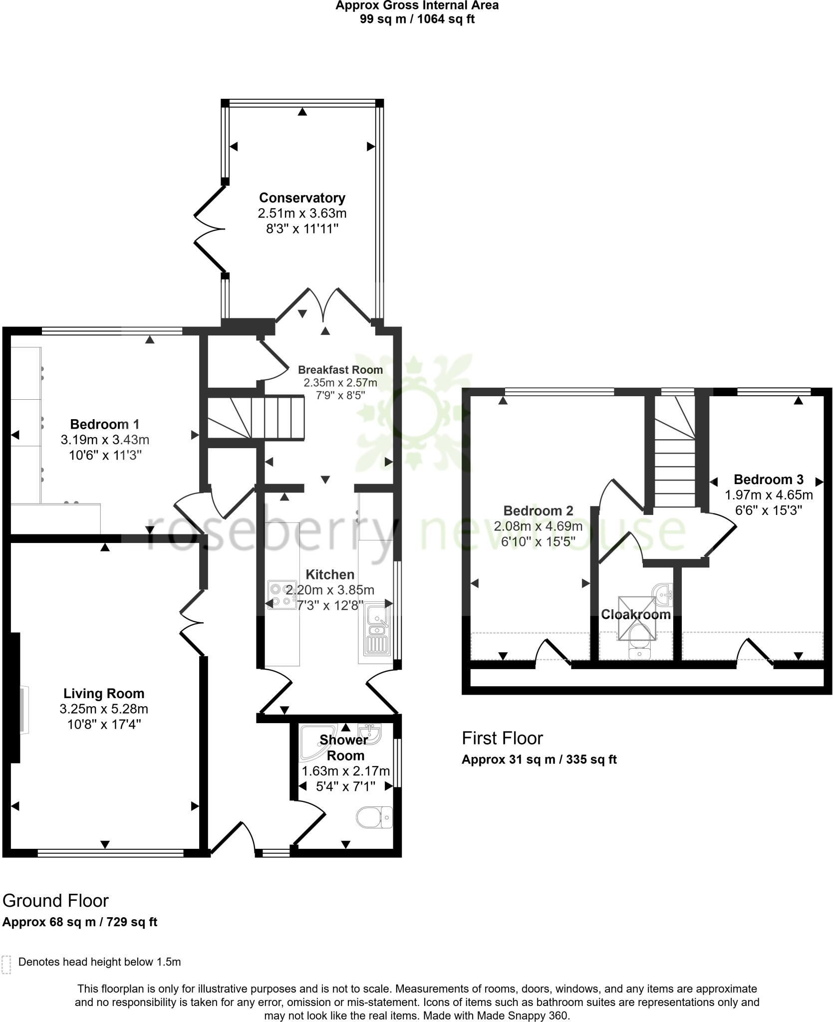 Wainstones Drive, Great Ayton, North Yorkshire floorplan