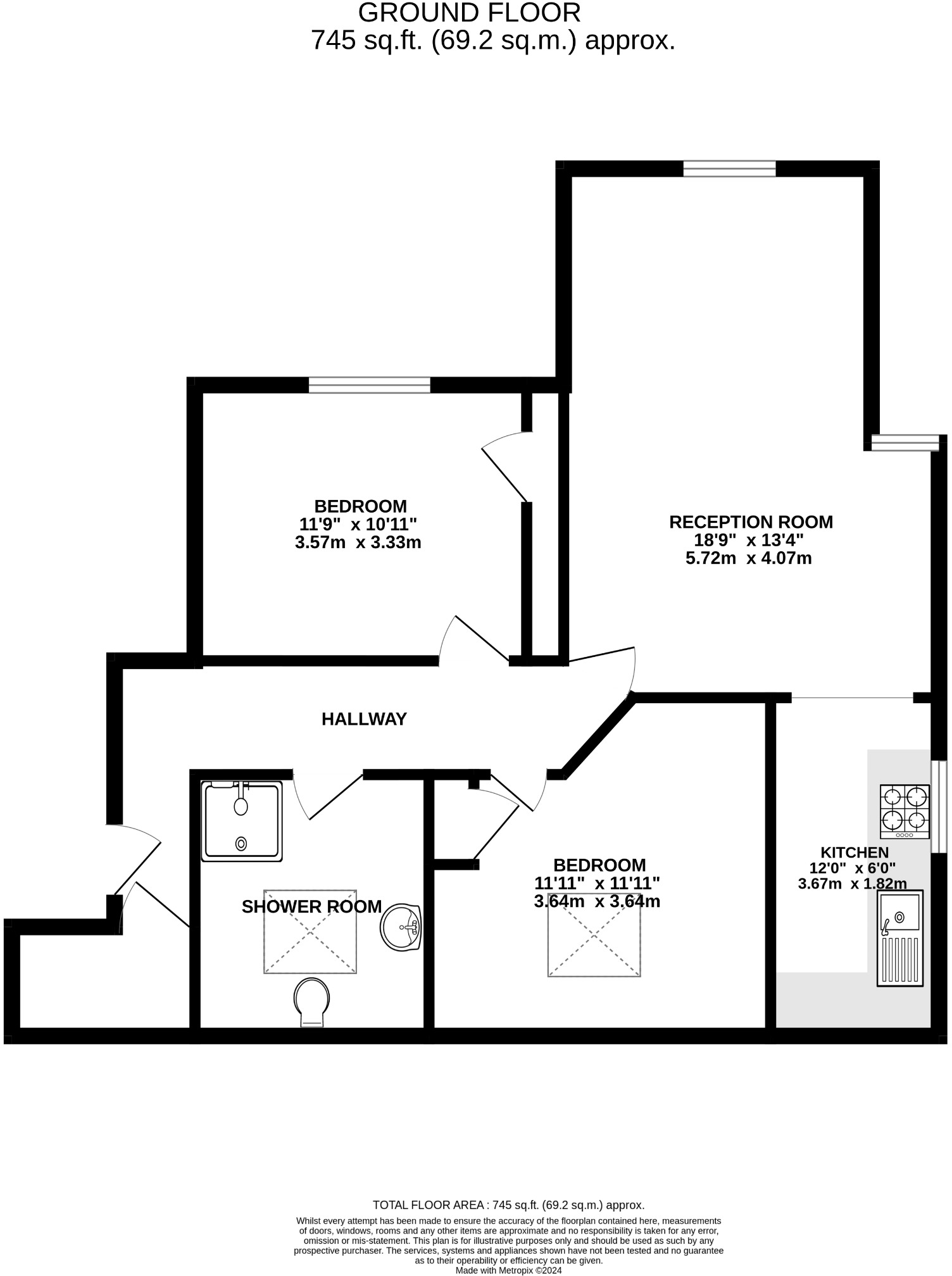 The Beacons, Pickersleigh Avenue, Malvern, Worcestershire, WR14 2FH floorplan