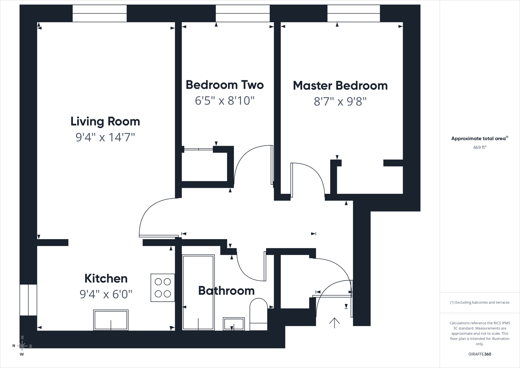 Lynden Mews, Dale Road, Reading, Berkshire, RG2 floorplan