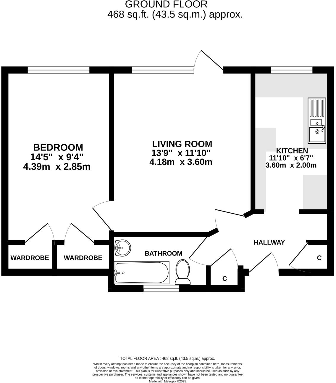 St. Marys Court 66 Haywood Road, Taunton floorplan