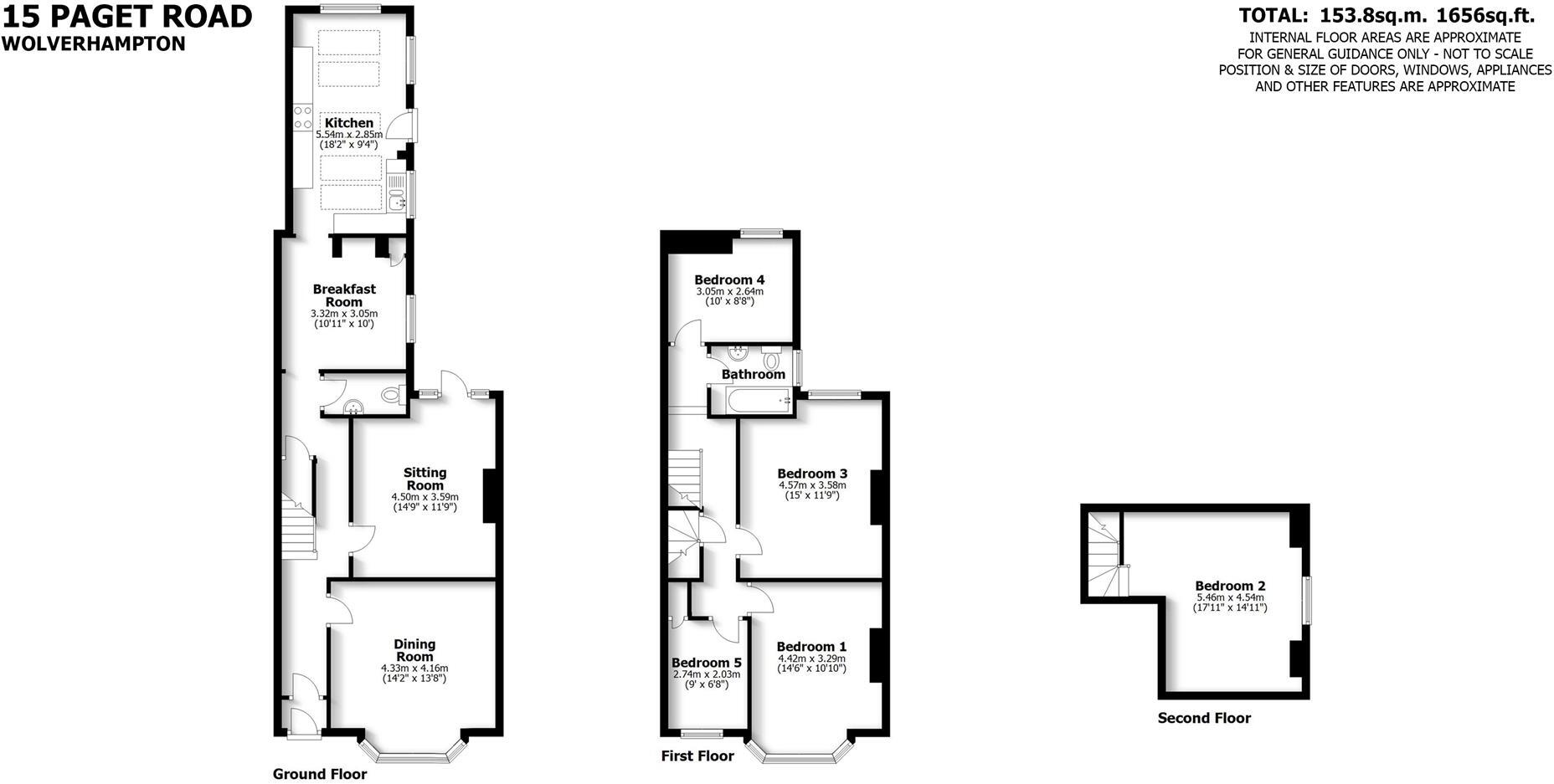 15 Paget Road, Wolverhampton, WV6 0DS floorplan