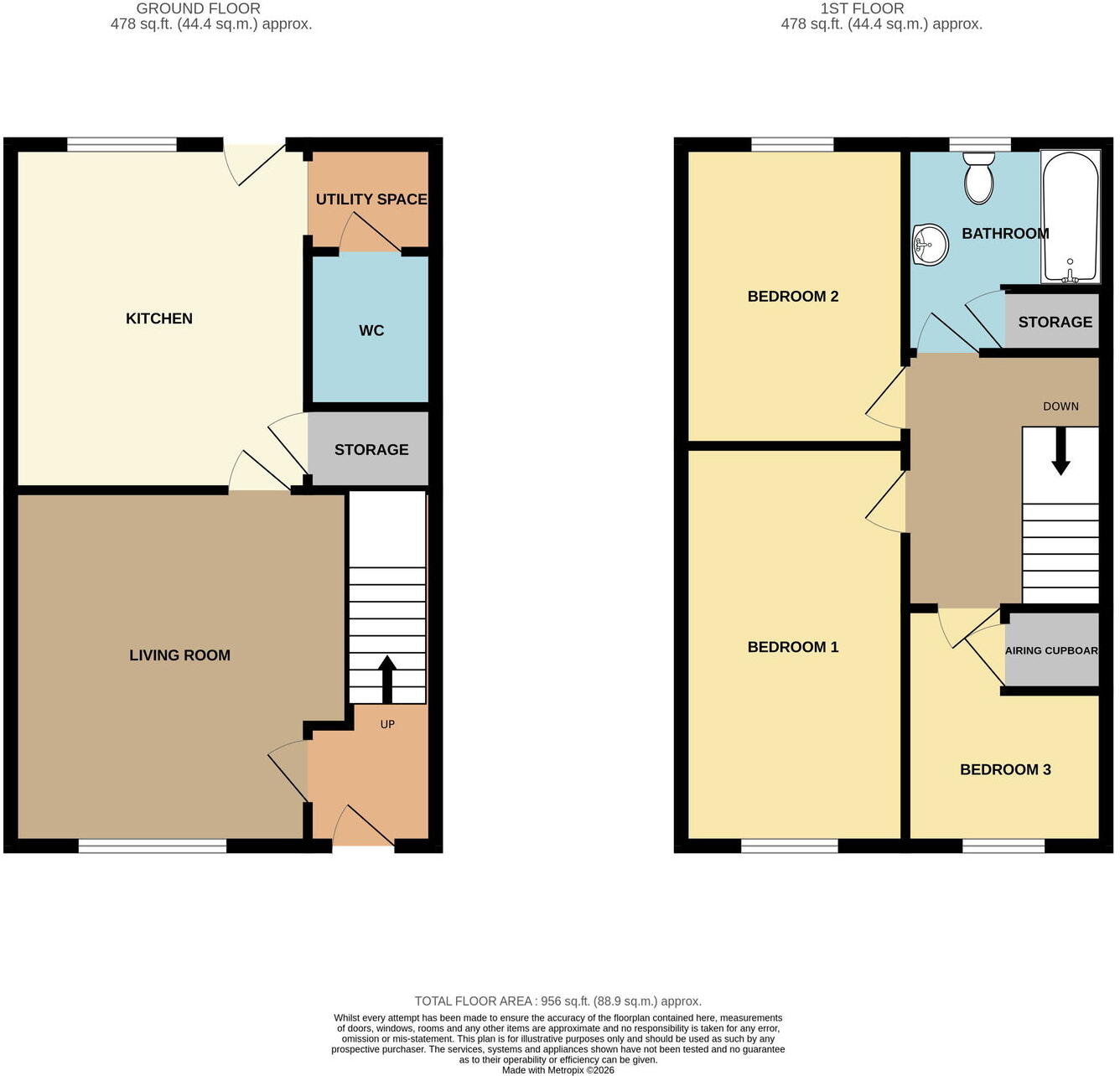 Emperor Way, Holmer, Hereford, Herefordshire, HR4 9EN floorplan