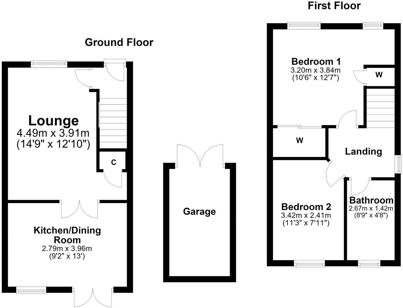 124 Obree Avenue, Prestwick, KA9 2NW floorplan