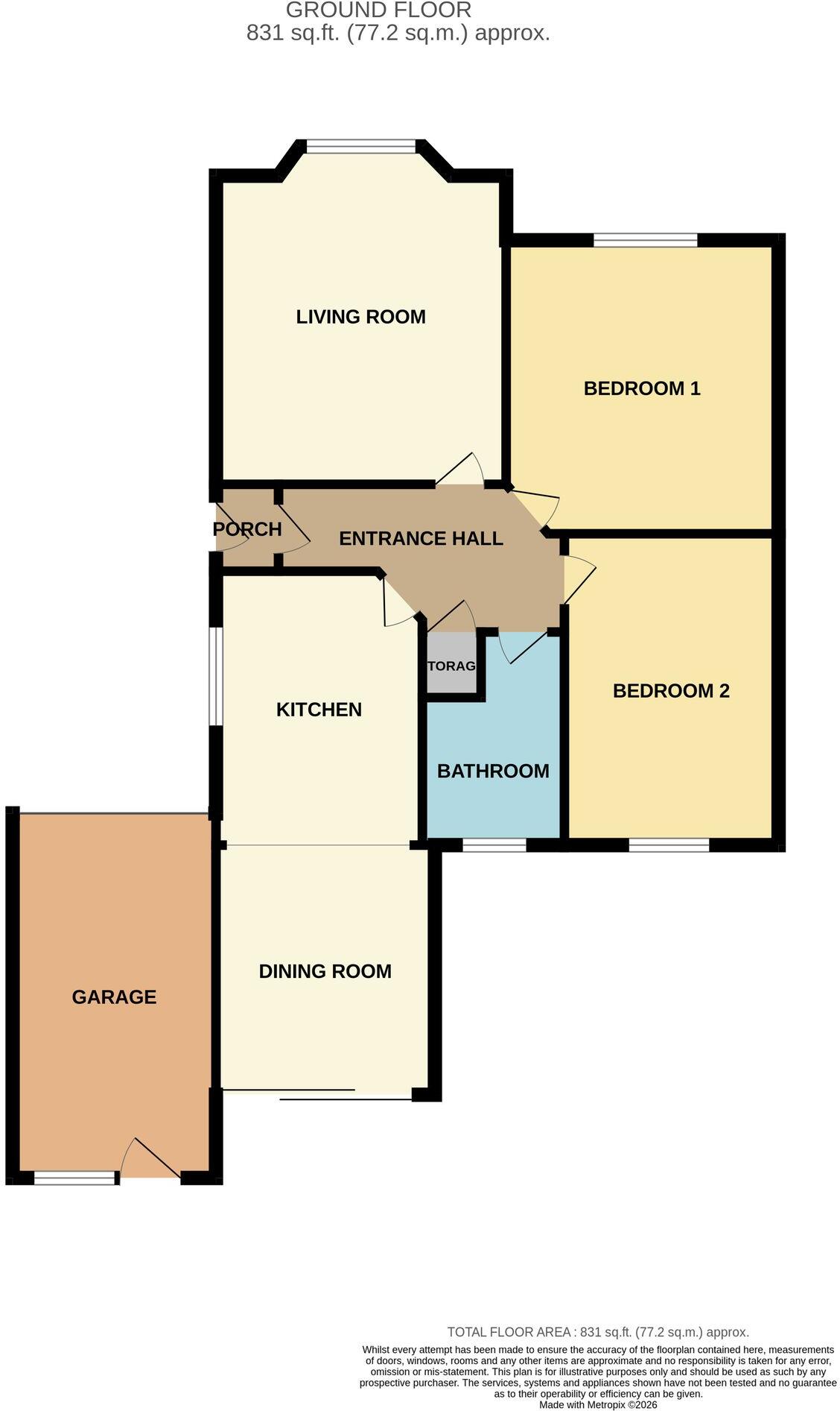 Lumbertubs Lane, Northampton, NN3 floorplan