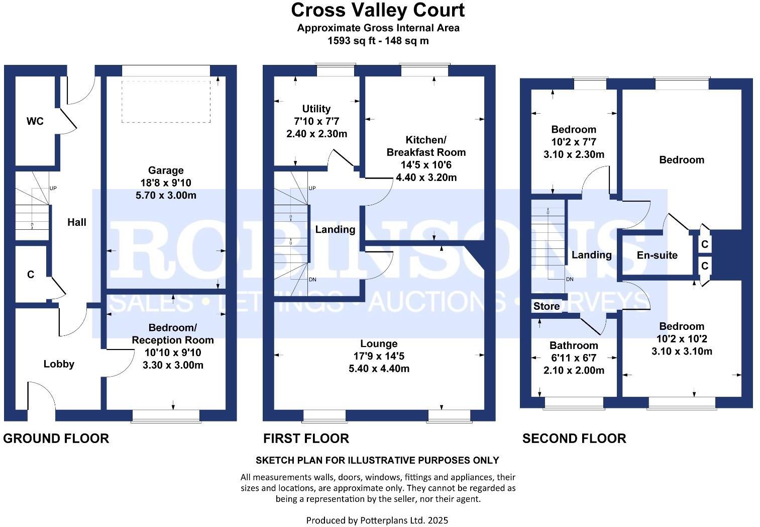 Cross Valley Court, Nevilles Cross, Durham City floorplan