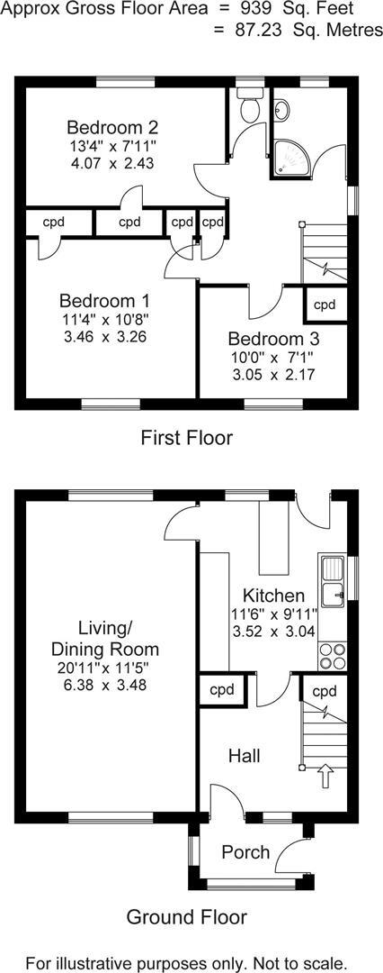 Willowfield Crescent, Willowfield, Halifax floorplan