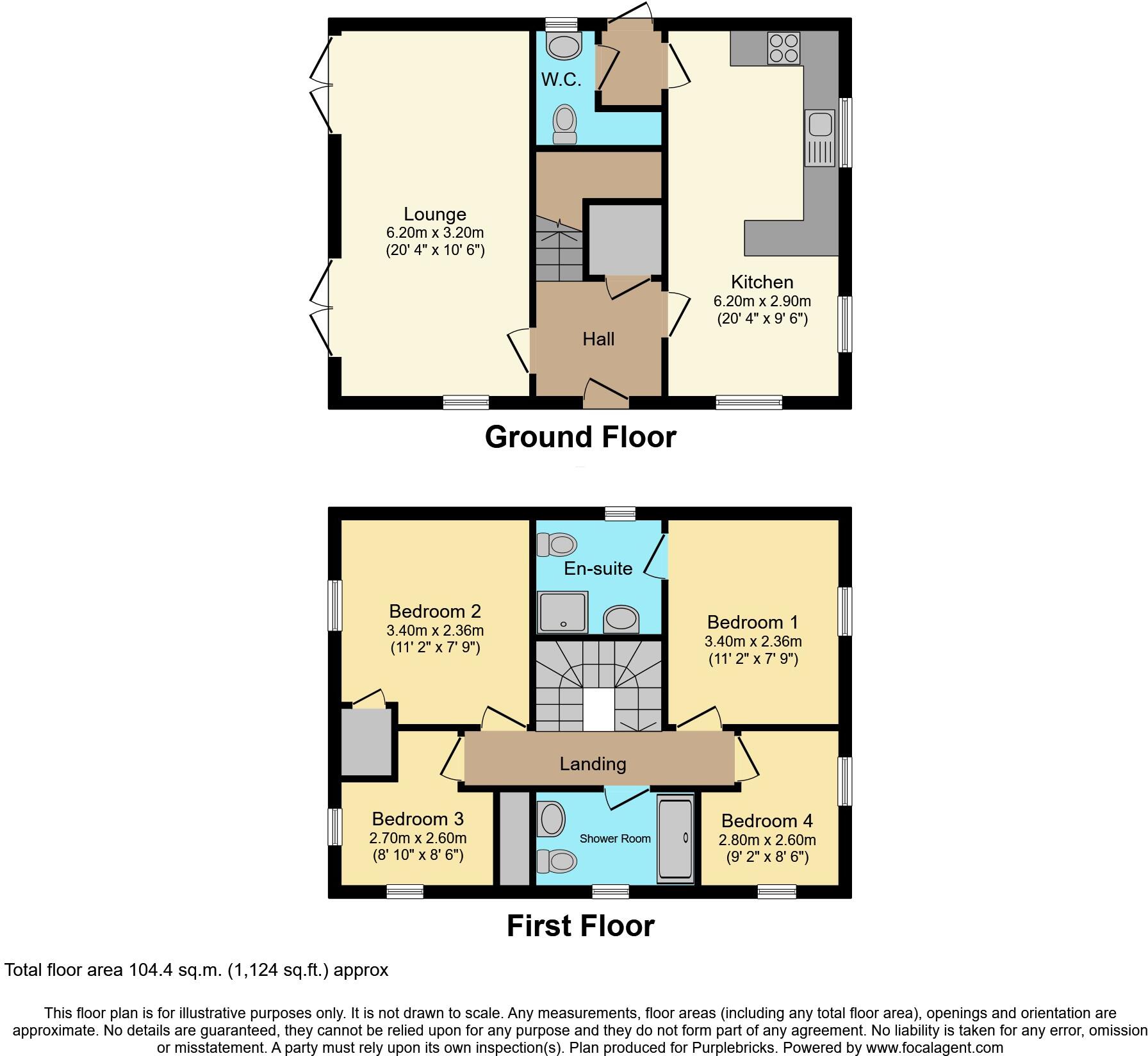 Charnian Way, Loughborough, LE12 floorplan