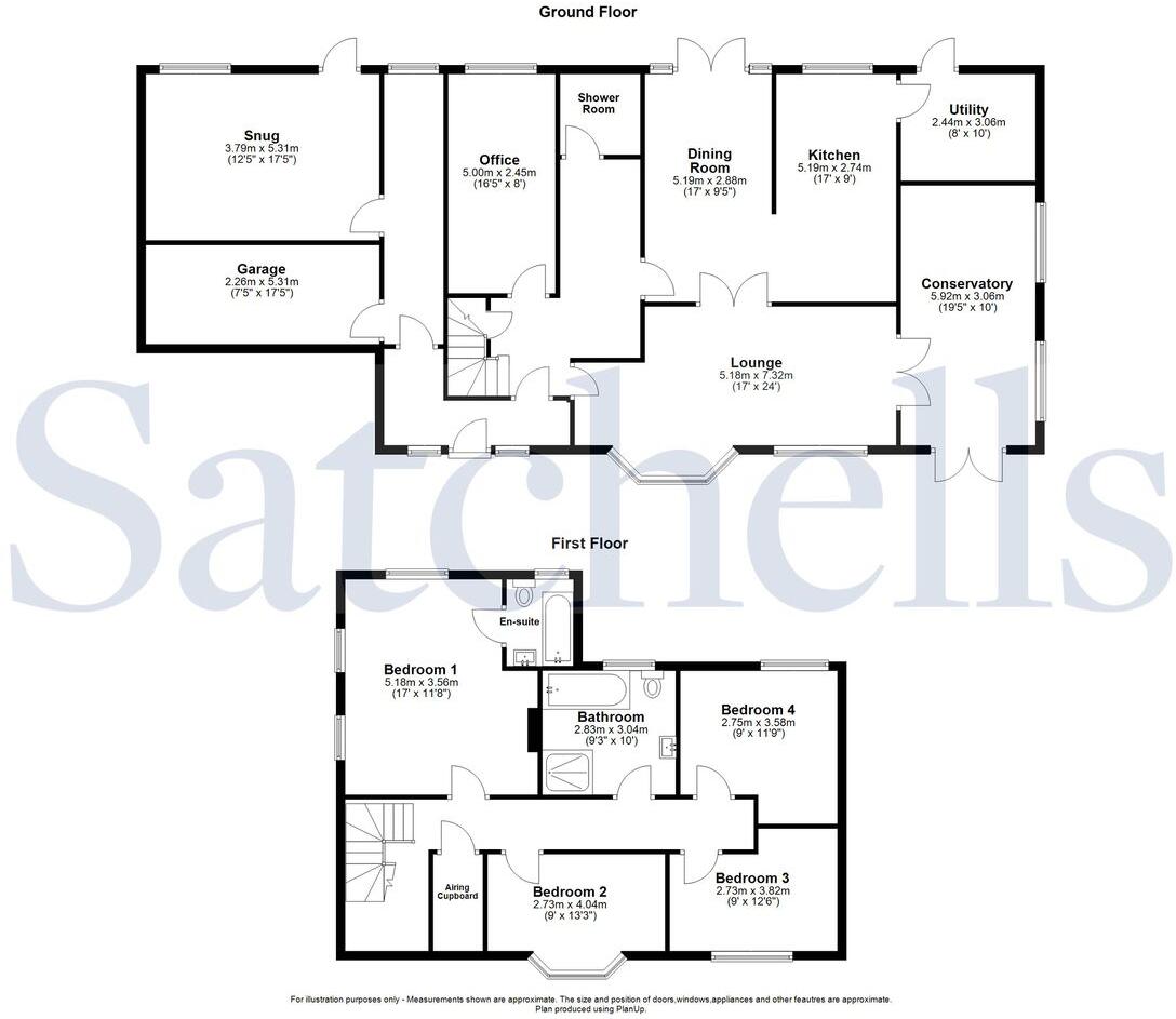 Church Farm Lane, Steeple Morden, Royston, SG8 floorplan