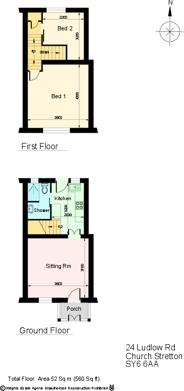 24 Ludlow Road, Church Stretton, Shropshire floorplan