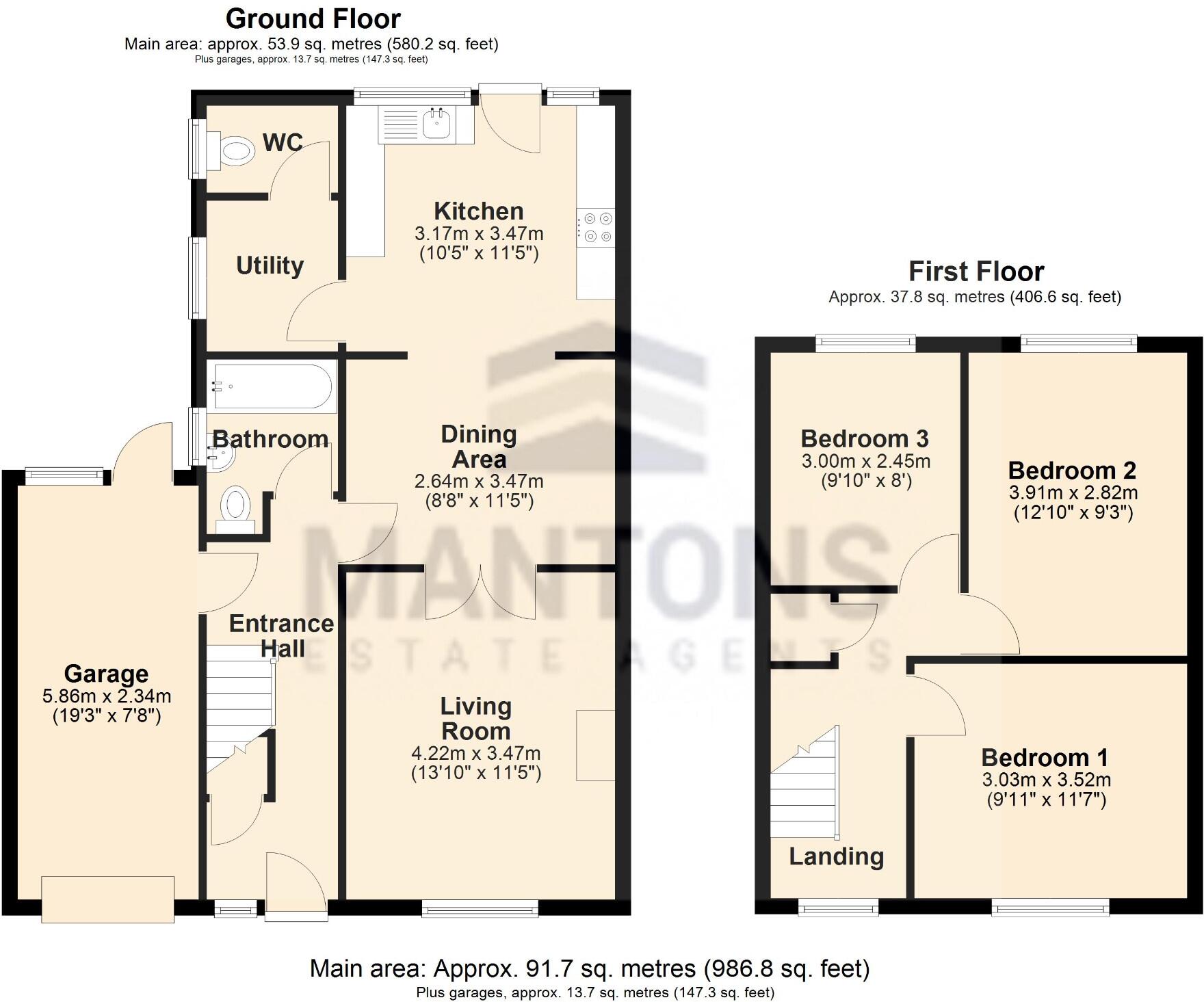 Norman Road, Barton Le Clay, Bedfordshire, MK45 4QG floorplan