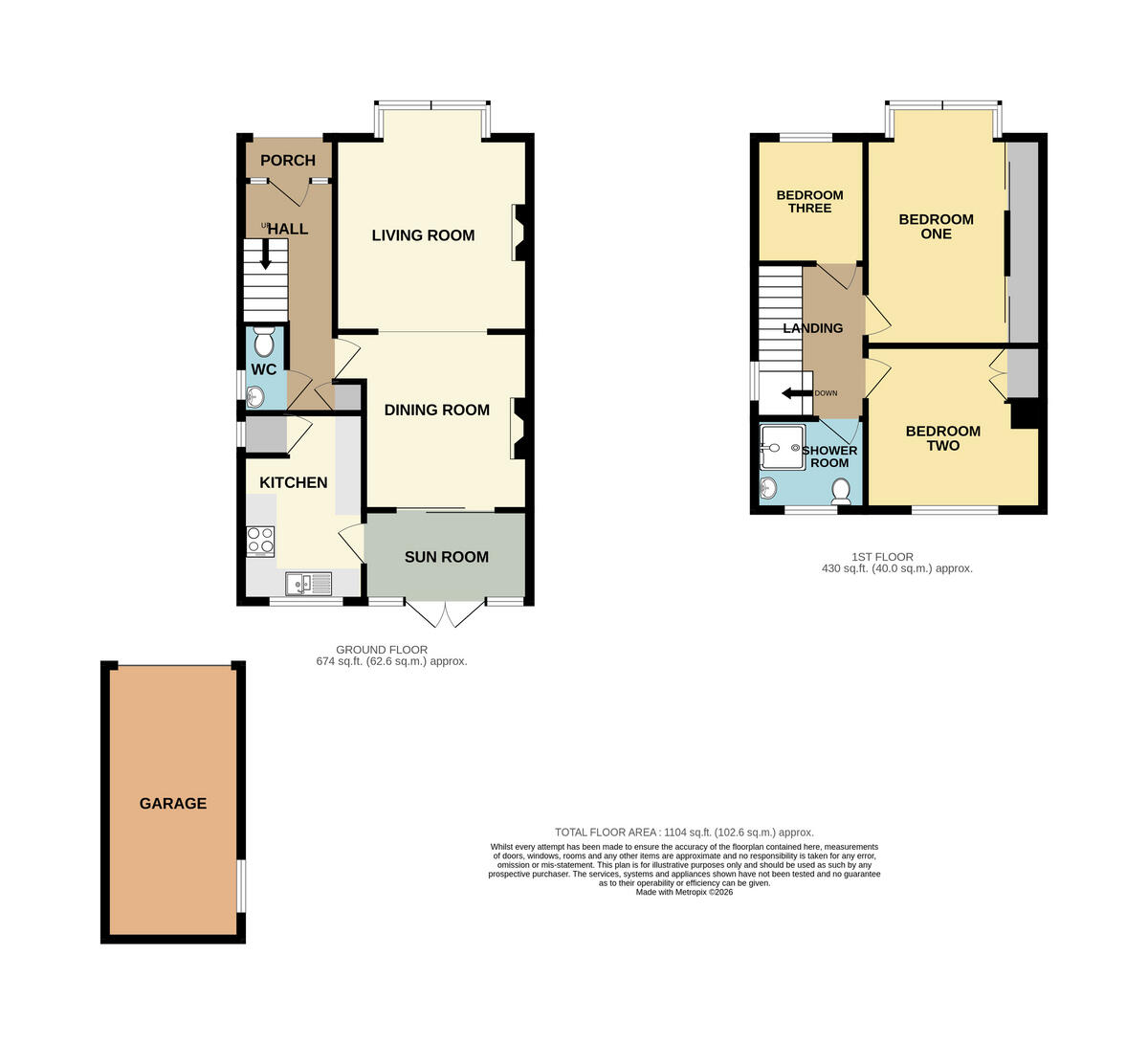 Warwick Road, Exeter, EX1 floorplan