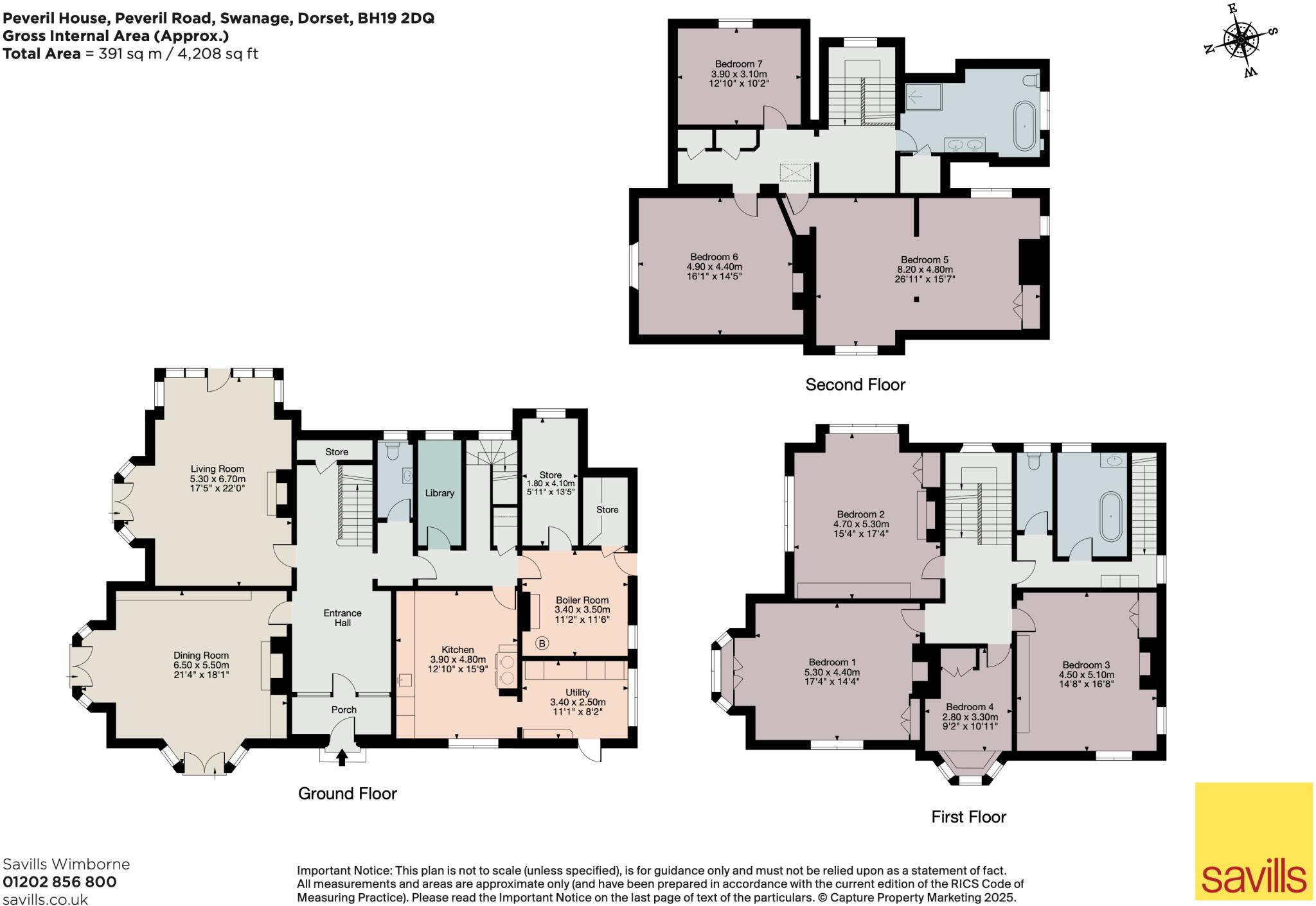 Peveril Road, Swanage, Dorset, BH19 floorplan