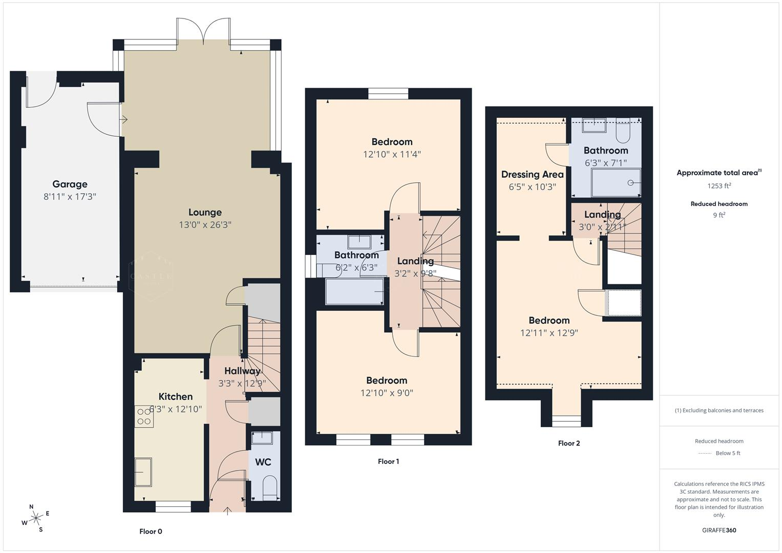 Russett Close, Barwell floorplan