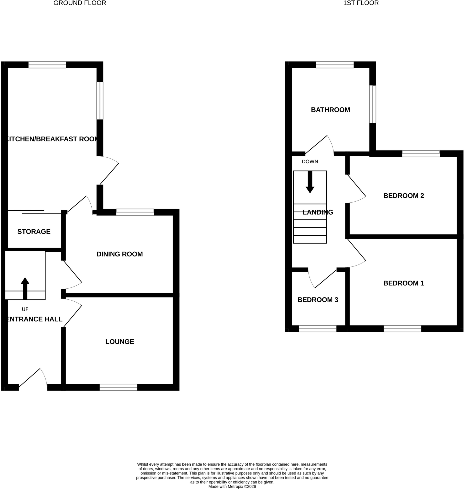 Sutton Lane, Middlewich floorplan
