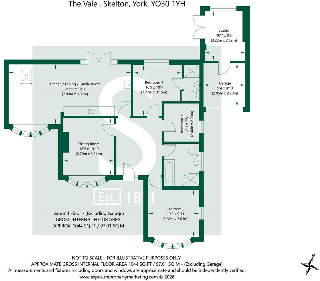 The Vale, Skelton, York floorplan