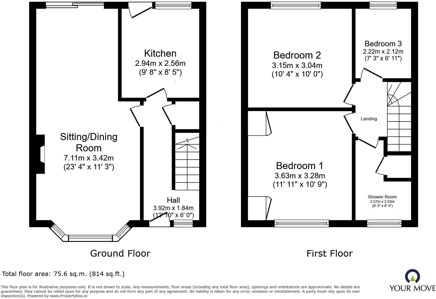 Frensham Drive, Nuneaton, Warwickshire, CV10 floorplan
