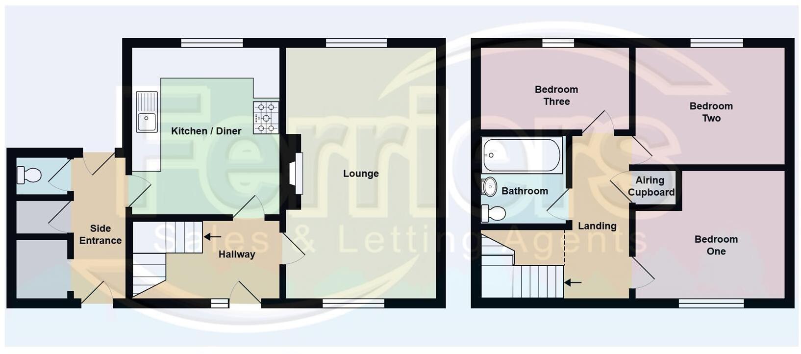 Heol Cynwyd, Llangynwyd, Maesteg floorplan
