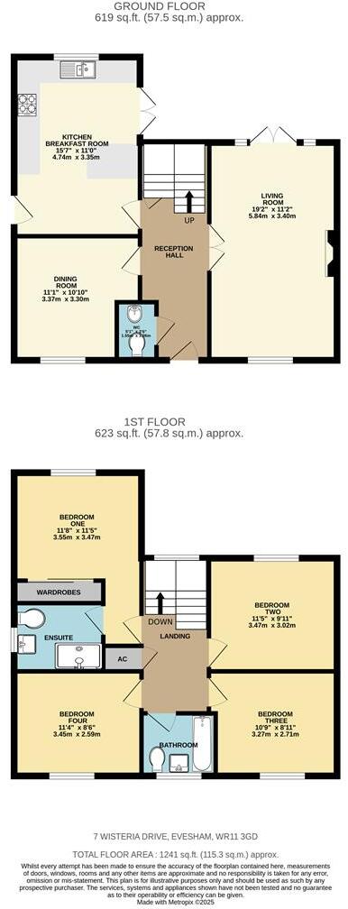 Wisteria Drive, Evesham floorplan