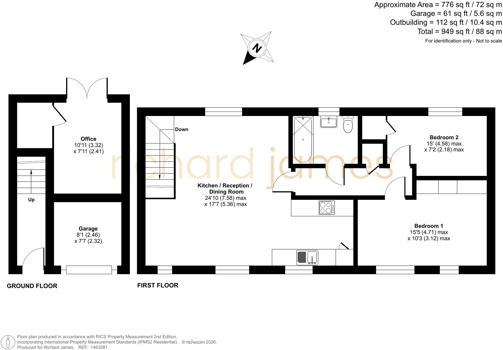 St Austell Way, Swindon, SN2 floorplan