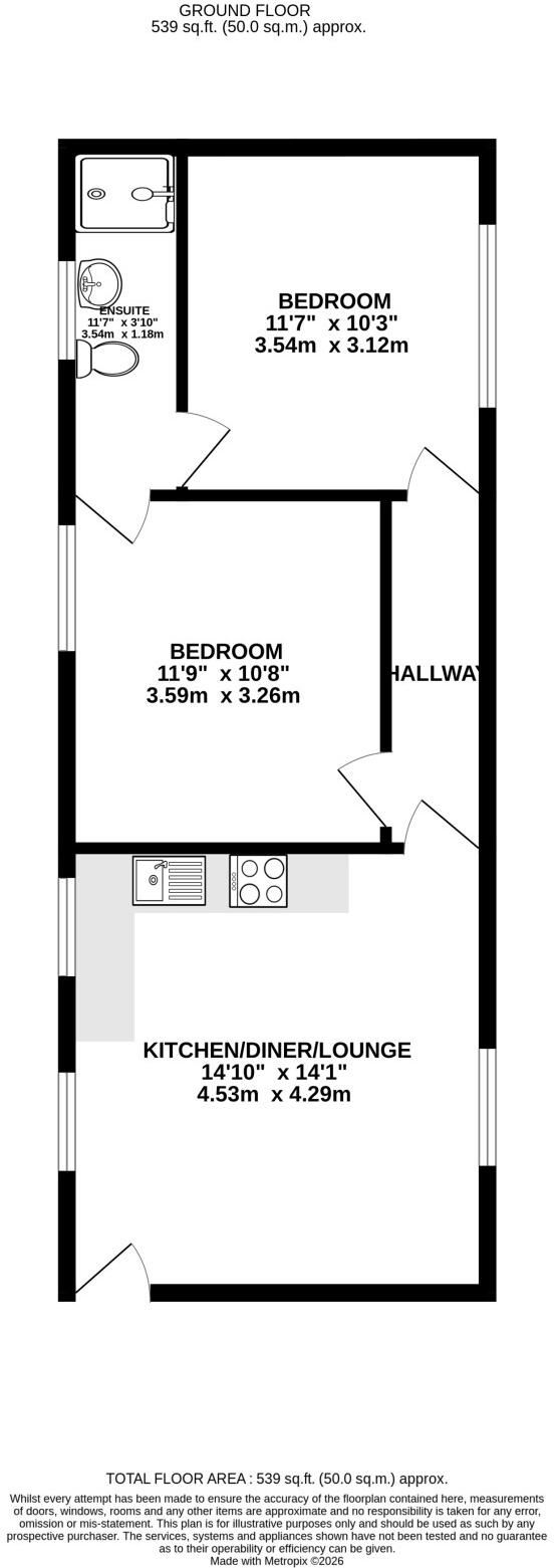 West Street, Dunstable, Bedfordshire, LU6 floorplan