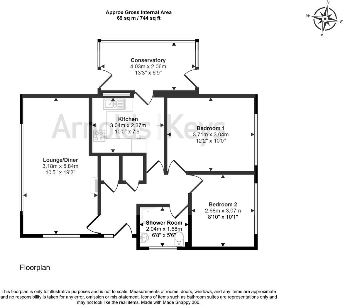 Acacia Grove, Sheringham floorplan
