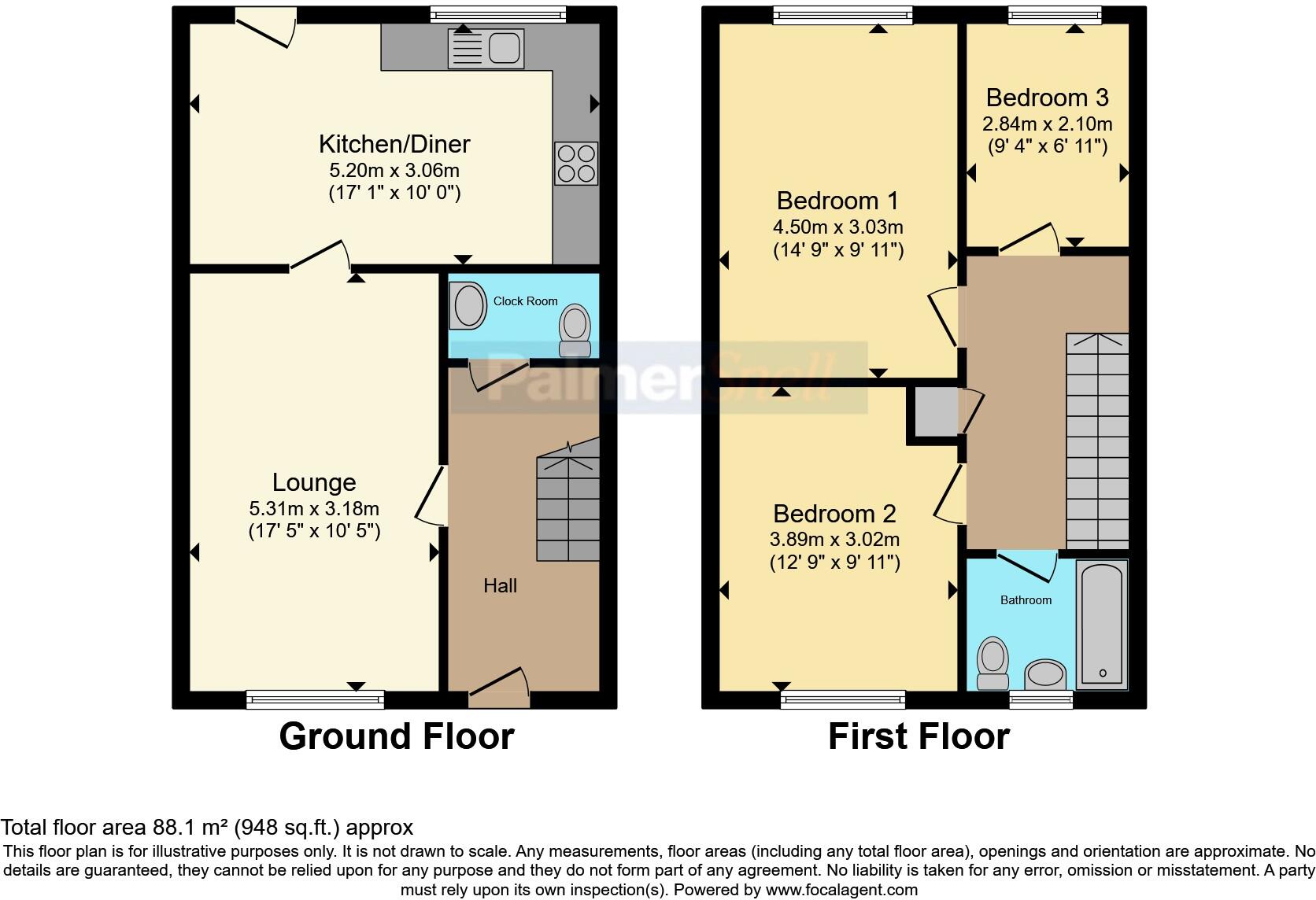 Pearmain Road, Somerton, Somerset, TA11 floorplan