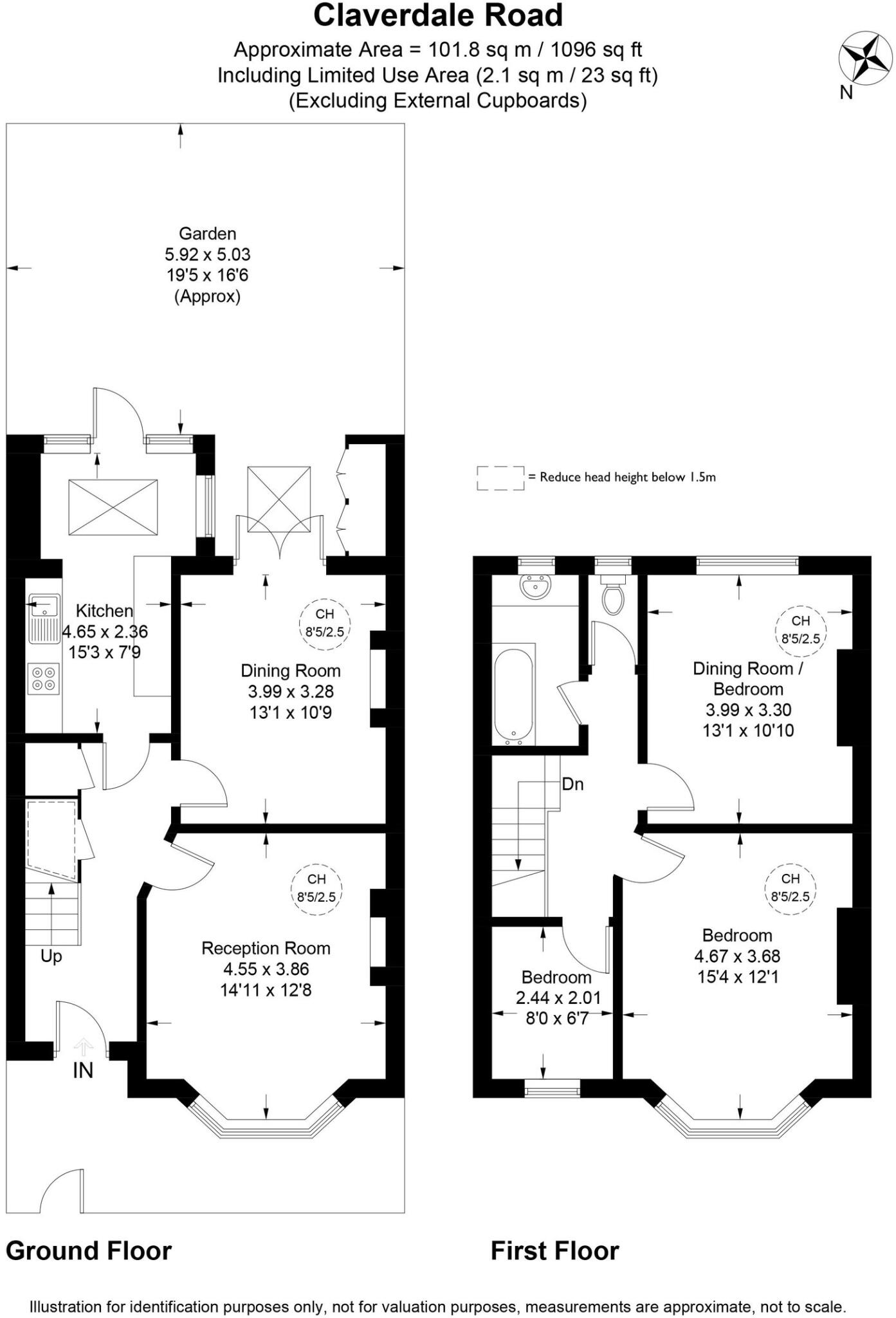 Claverdale Road, Tulse Hill, SW2 floorplan