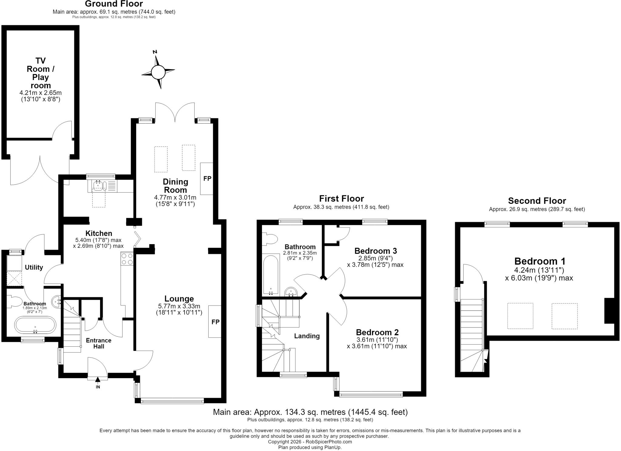Wendover Drive, Bedford, MK41 floorplan