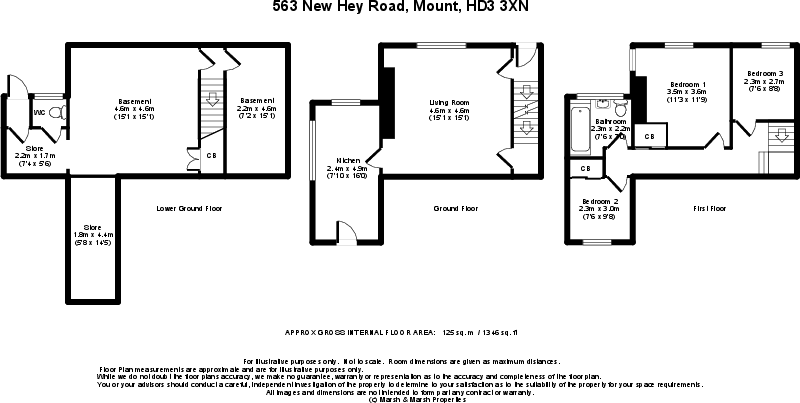 563 New Hey Road, Huddersfield, HD3 3XN floorplan