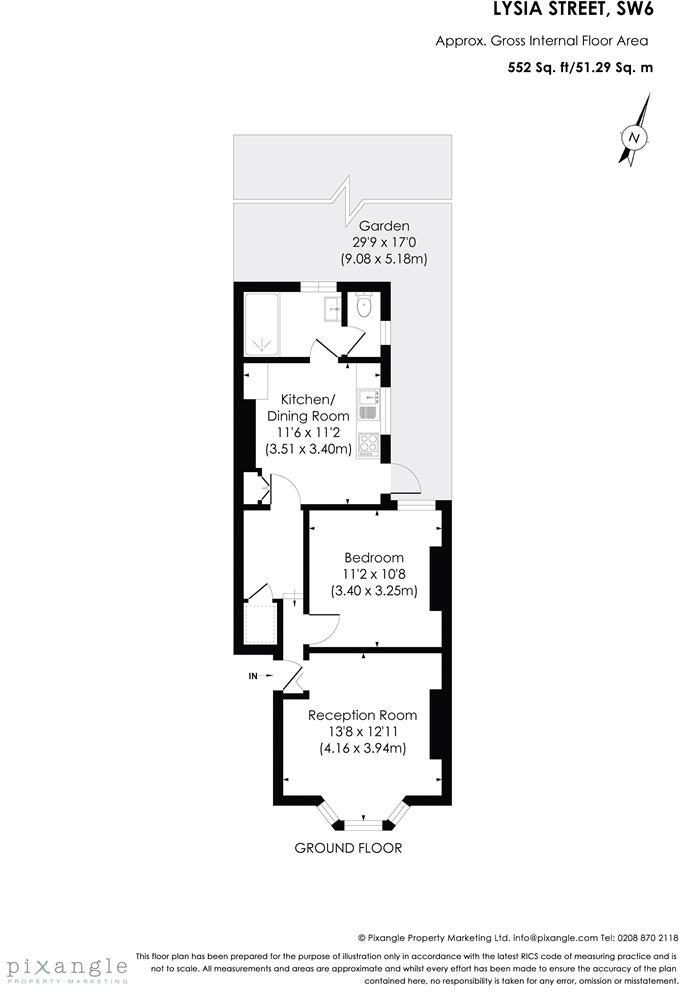 Lysia Street, London floorplan