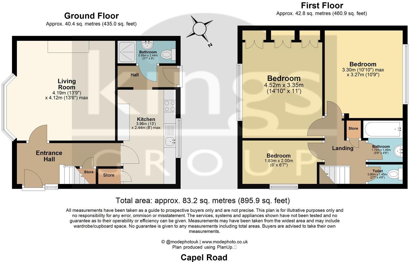 Capel Road, Enfield floorplan