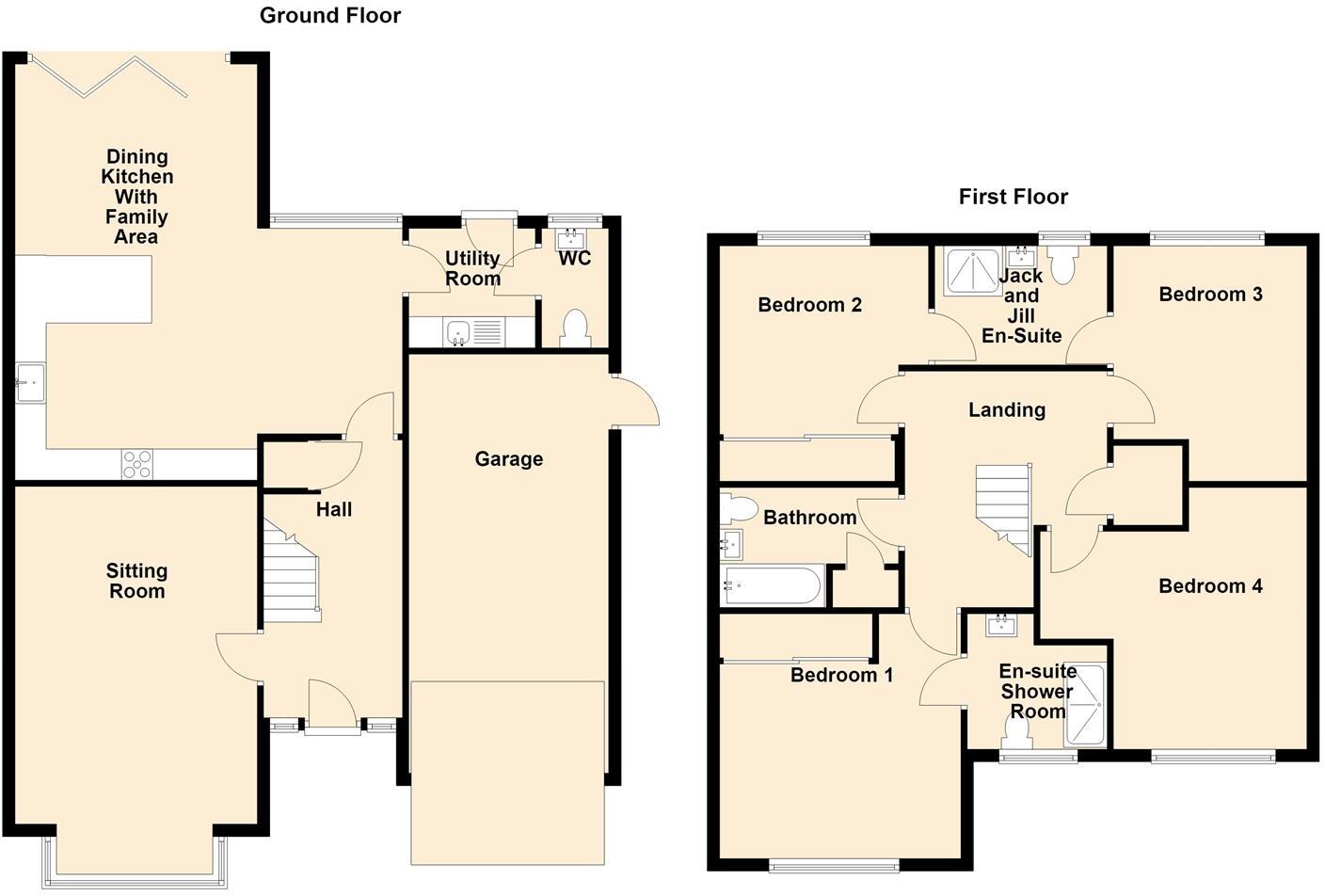 Elmlands Close, Aston-On-Trent, Derby floorplan