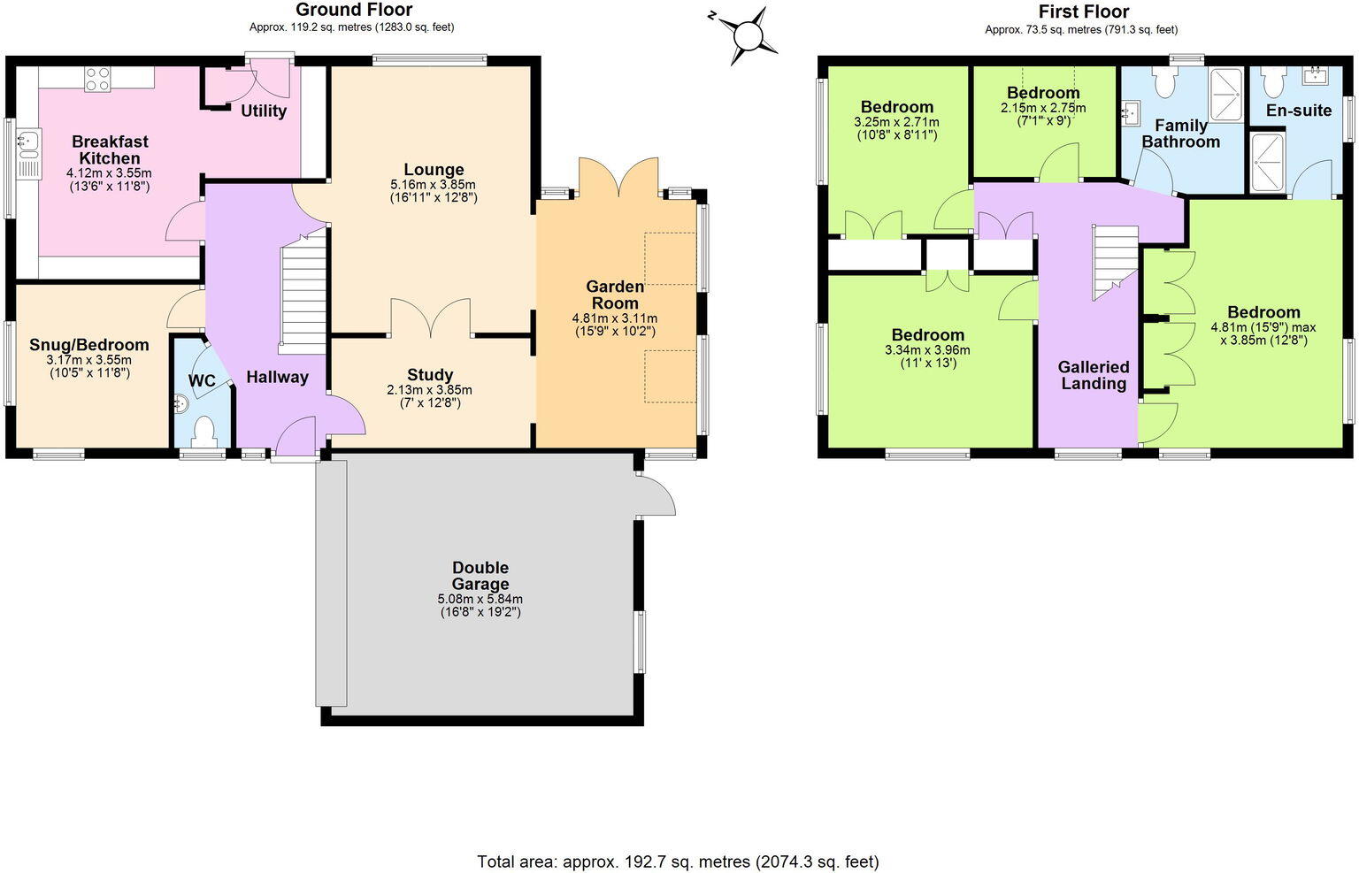 Harewood Close, Radcliffe-on-Trent, Nottingham, NG12 floorplan