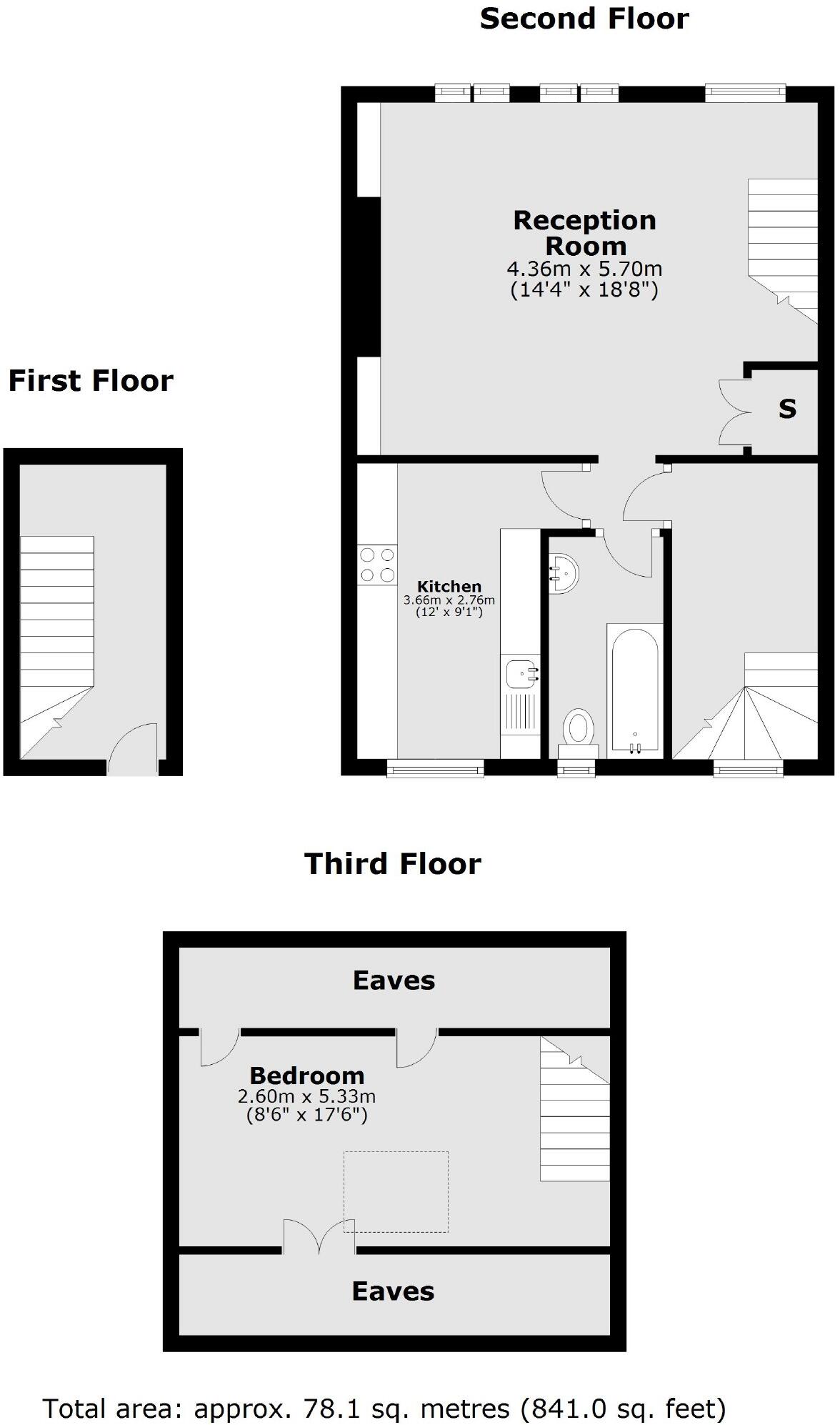 Cavendish Road, Clapham South floorplan