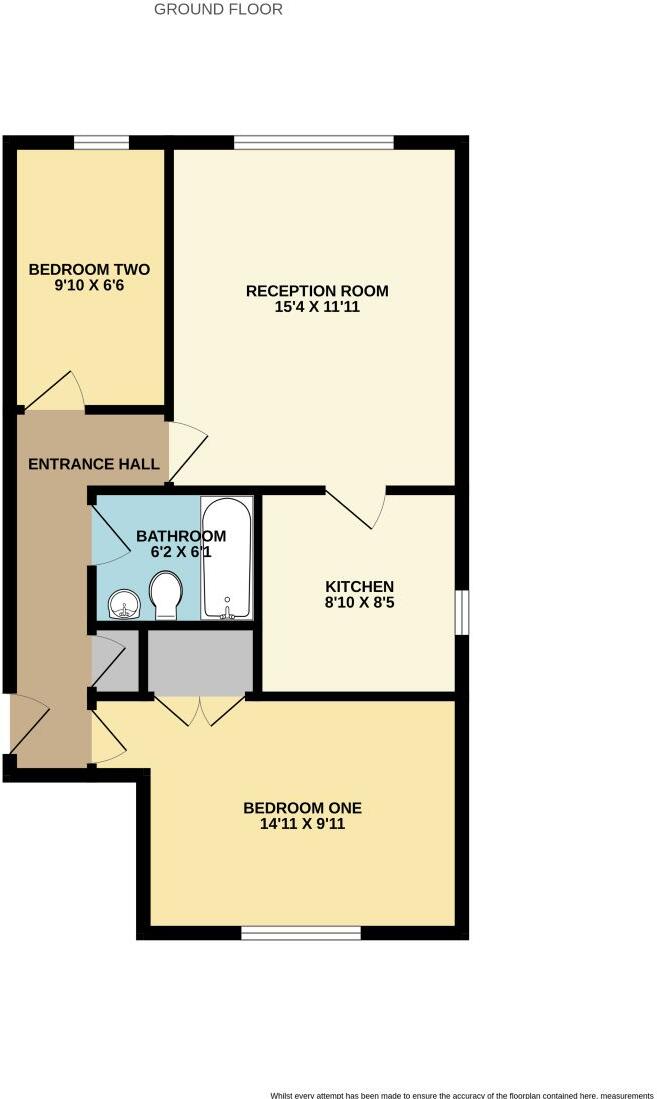 Flat 8, Vinewood Court, Raglan Road, Walthamstow, London, E17 9DR floorplan