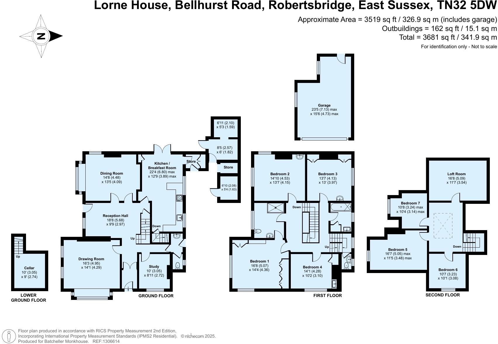 Bellhurst Road, Robertsbridge floorplan