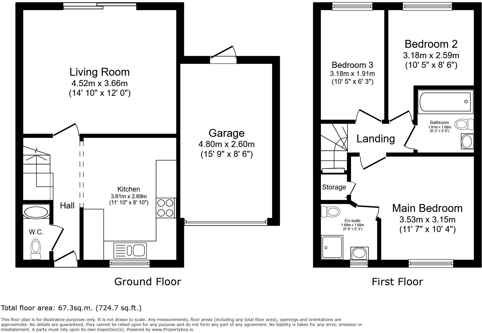 Turnstone Way, Peterborough, PE2 floorplan