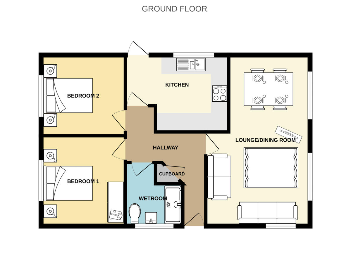 Colville Road, Lowestoft floorplan