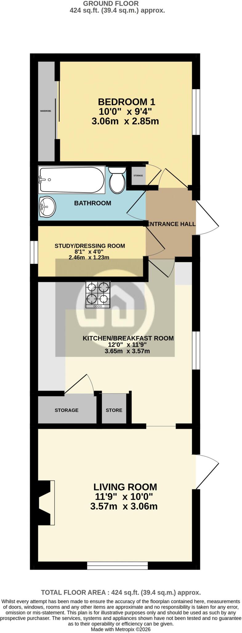 Laburnham Avenue, Wilstead, MK45 floorplan