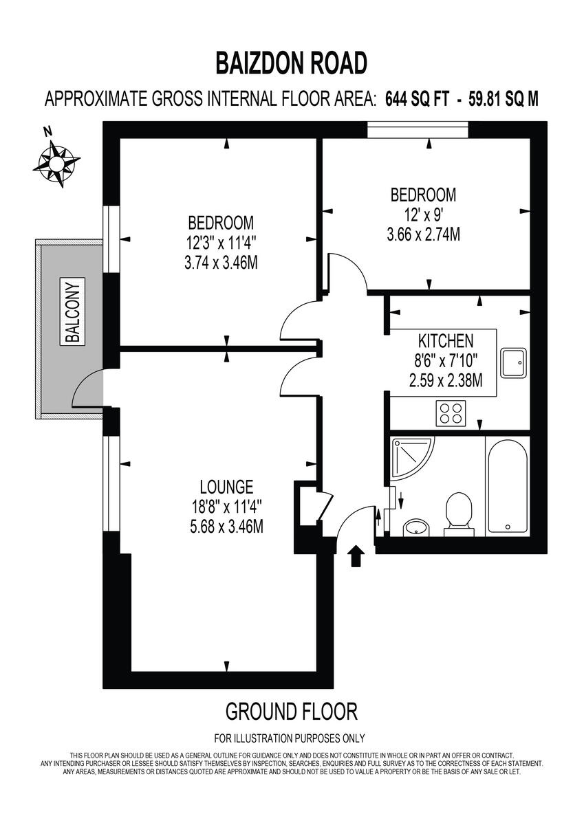 Baizdon Road, London floorplan