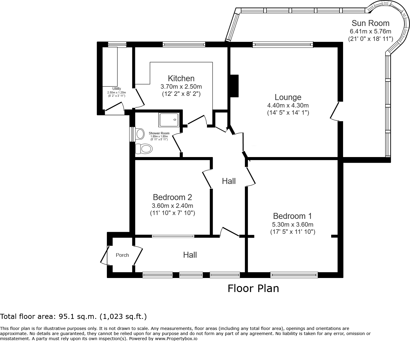 Hill Park Road, Newton Abbot, Devon, TQ12 floorplan