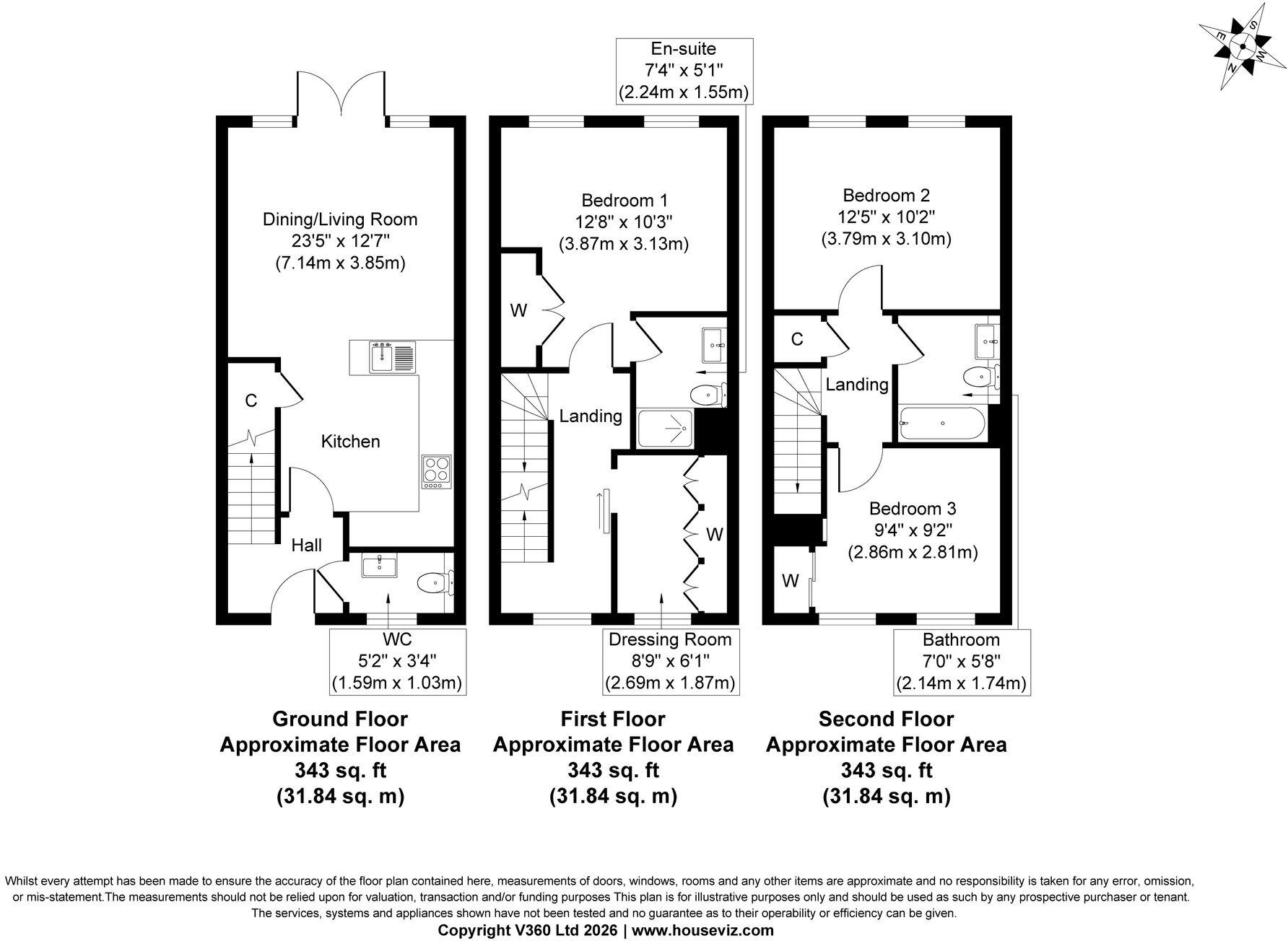 Kohima Crescent, Saighton, CH3 floorplan