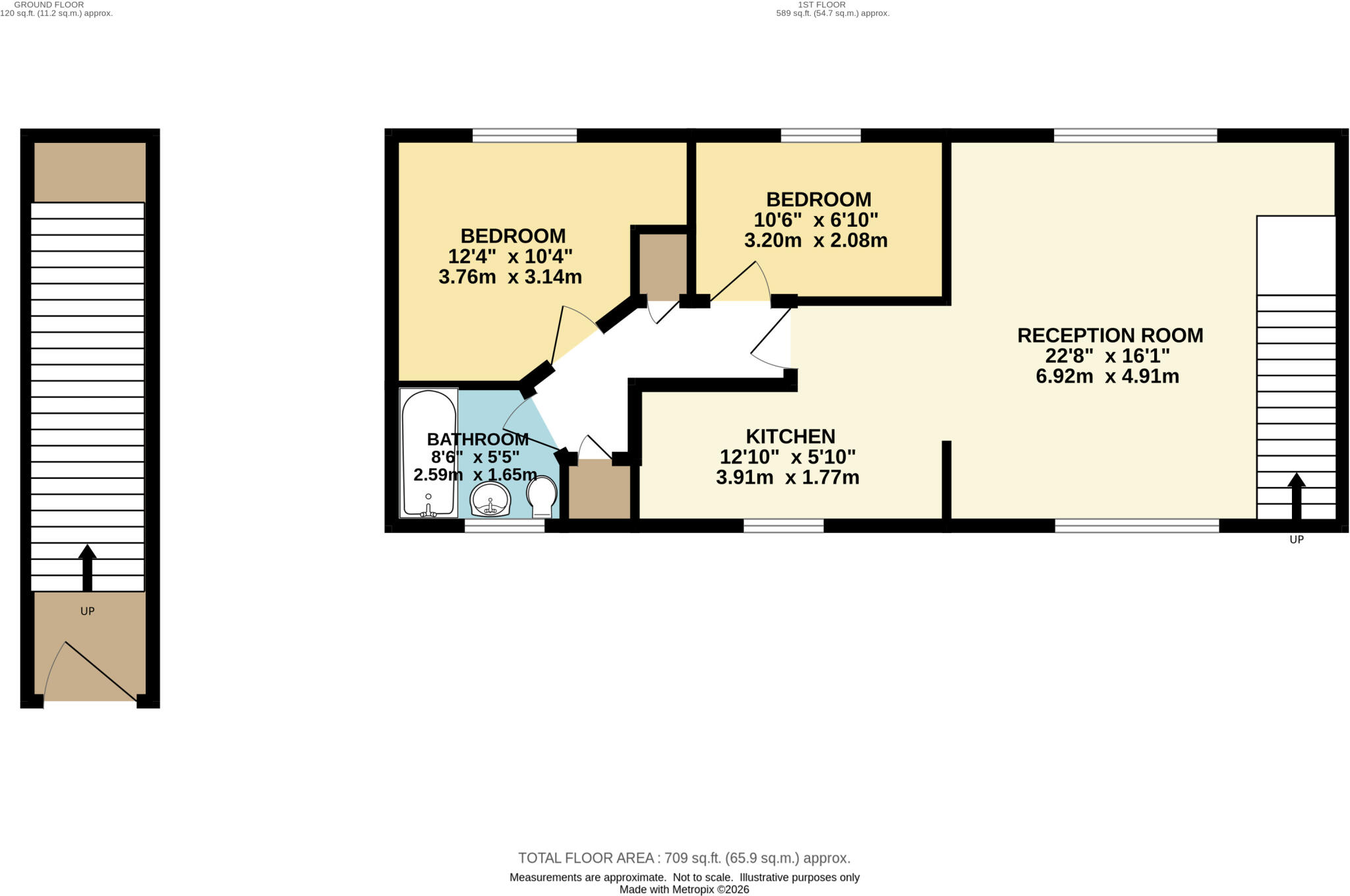 35 Caspian Way, Purfleet-On-Thames, Essex RM19 1LA floorplan