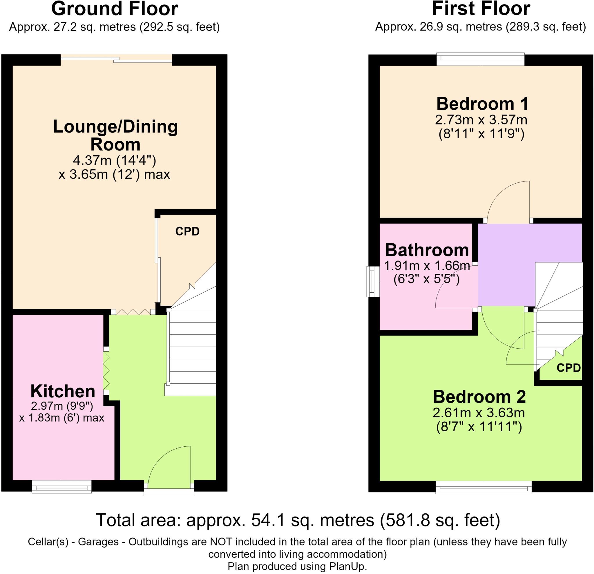 Marseilles Close, Duston, Northampton floorplan