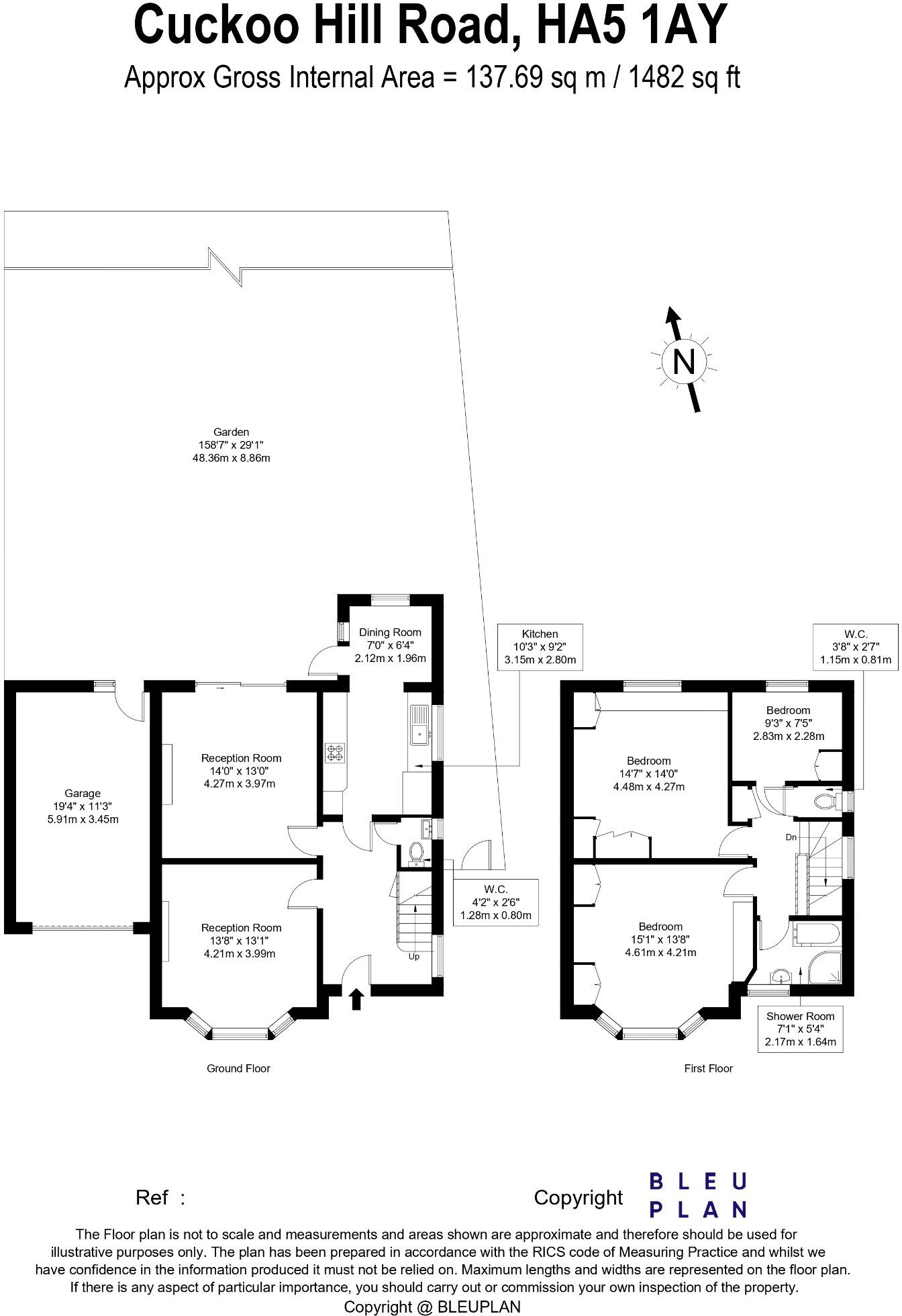 Cuckoo Hill Road, Pinner floorplan